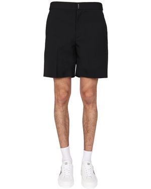 Givenchy Logo Bar Bermuda Shorts - Black