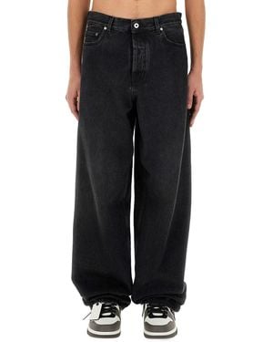 Off-White c/o Virgil Abloh Jeans Loose Fit - Nero
