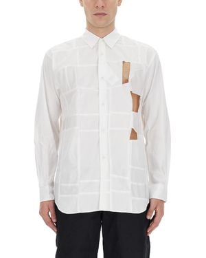 Comme des Garçons Cut Out Shirt - White
