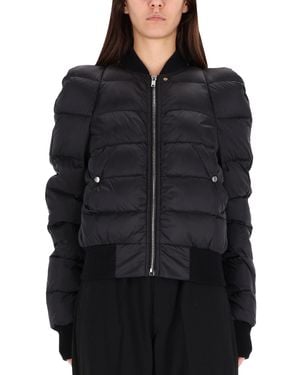 Rick Owens Cropped Puffer Jacket - Black
