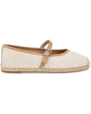 MICHAEL Michael Kors Powder Hemp-Linen Flats - Multicolour