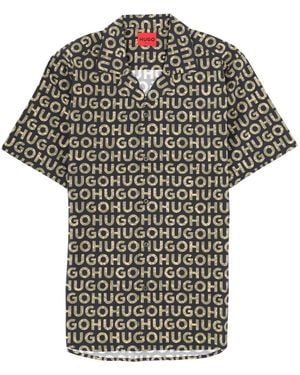 HUGO Half-Sleeve Shirt - Black