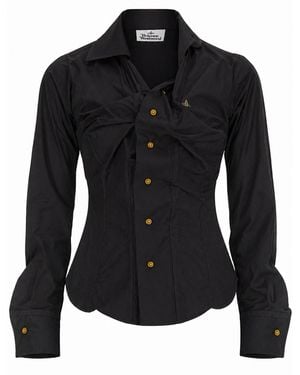 Vivienne Westwood Camicia "Drunken" - Black