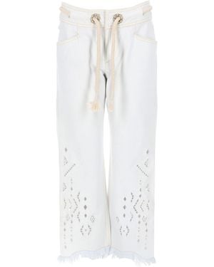 Isabel Marant Pantalone "Alison" - White