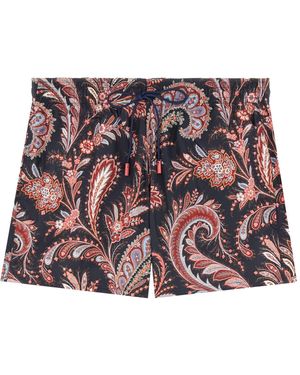 Etro Paisley Print Swimsuit - Red
