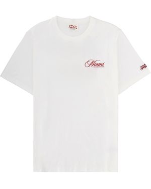 MC2 Saint Barth Graphic Cotton T-Shirt - White