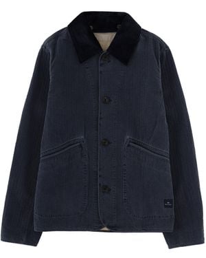 Paul Smith Jacket With Collar - Blue