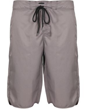 Jil Sander Knee-Length Swimwear With Front Lace Closure - Grey