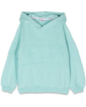Gcds Logo Hoodie - Blue