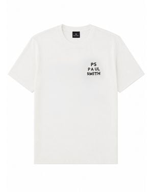 Paul Smith T-Shirt Con Stampa - White