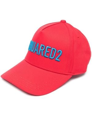 DSquared² Cappello Con Logo Ricamato Visor - Rosa