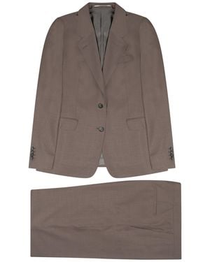 Tagliatore Abito "Parigi" Con Giacca Monopetto - Brown
