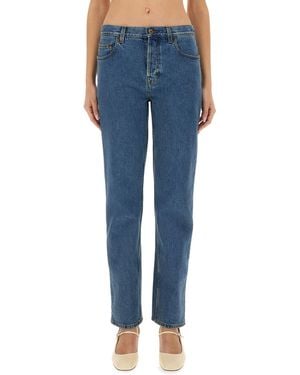 Burberry Straight Fit Jeans - Blue