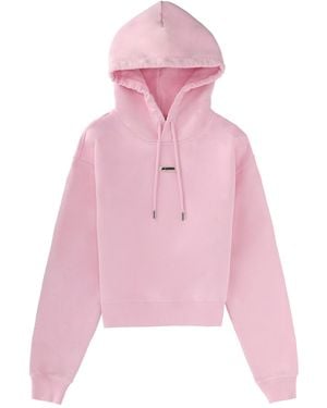 Jacquemus The Grosgrain Hoodie - Pink
