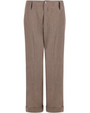 Alysi Pantalone Sartoriale - Brown