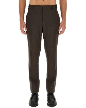 Brioni Slim Fit Trousers - Black