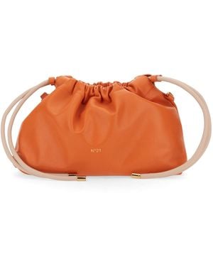 N°21 Eva Chain-Handle Crossbody Bag - Orange