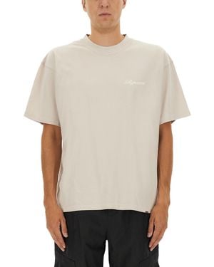 Represent Logo Crew Neck T-Shirt - White