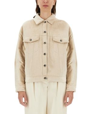 Brunello Cucinelli Padded Jacket - Natural