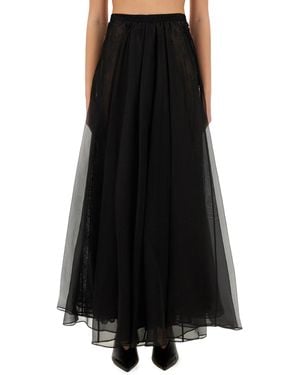 Nina Ricci "Voluminous" Maxi Skirt - Black
