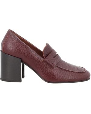 Dries Van Noten Mocassino Con Tacco - Purple