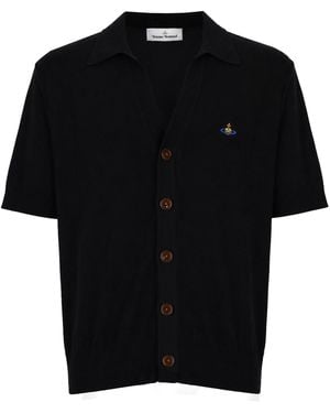 Vivienne Westwood Cardigan Polo - Black