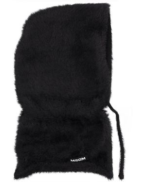 MSGM Knitted Balaclava - Black