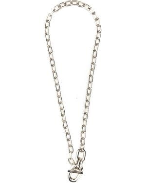 Rabanne Necklace With Pendant - White