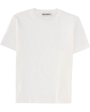 Our Legacy Solid Crew Neck T-Shirt - White