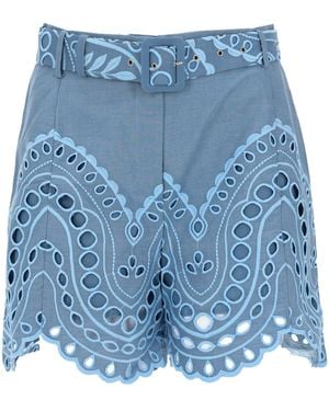 Charo Ruiz Shorts "Dune" - Blue