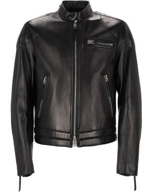 Tom Ford Giacca Da Motociclista - Black