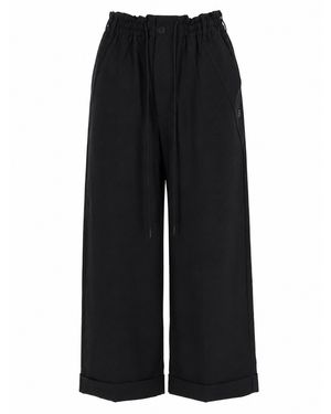Y-3 3 Pantalone - Black