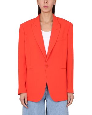 Aspesi Single-Breasted Blazer - Red