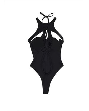 ANDREADAMO COSTUME DA BAGNO INTERO CON DETTAGLI CUT-OUT - Nero