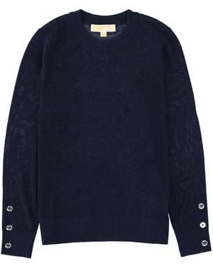 MICHAEL Michael Kors Wool Jersey - Blue
