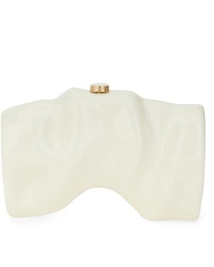 Cult Gaia Clutch Scrunch - Bianco