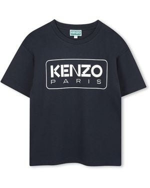 KENZO T-Shirt With Logo - Blue