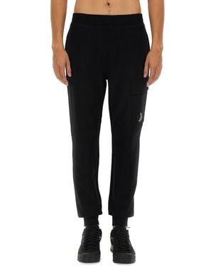C.P. Company C. P. Company Pantalone Jogging Con Logo - Nero