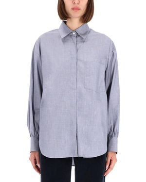 Aspesi Regular Solid Shirt - Blue