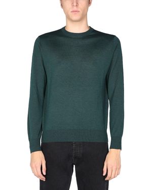 Ballantyne MAGLIA IN LANA GIROCOLLO - Verde