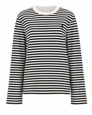 Ami Paris T-Shirt "Marinière" - Black