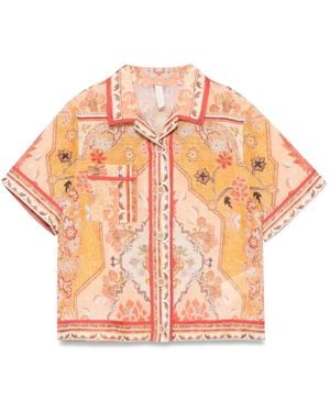 Zimmermann Wylie Pocket Shirt - Pink