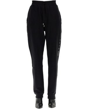 1017 ALYX 9SM PANTALONE JOGGING VISUAL IN FELPA DI COTONE CON STAMPA LOGO - Nero