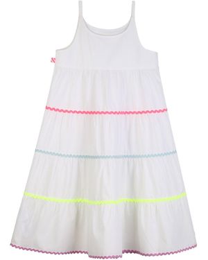 Billieblush Vestito Con Spalline - White