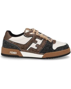 Fendi Trainer Match" - Brown