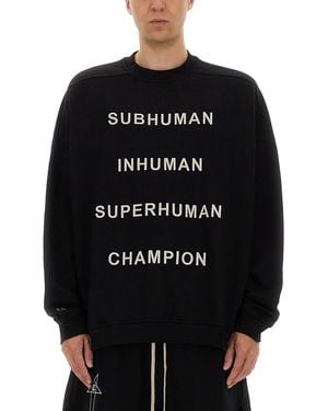 Champion x Rick Owens Jumbo Sweatshirt - Black