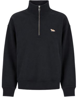 Maison Kitsuné Felpa "Baby Fox" - Black