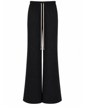 Rick Owens Pantalone Con Coulisse - Black