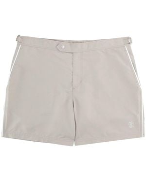Brunello Cucinelli Logo Swimwear - White