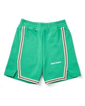 Palm Angels Patracksweatshort - Green
